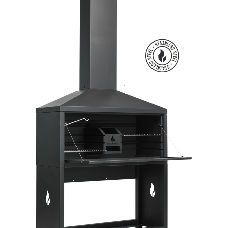 Braaimaster Premium 1200 Black Inox