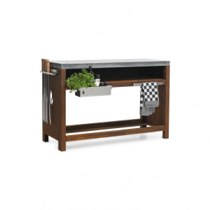 premium braaimaster complete set corten 1200 bij KokBeton Nijkerk